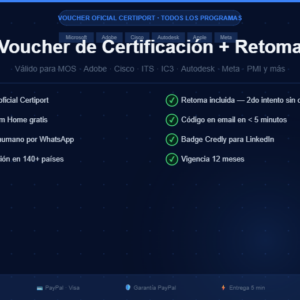 Voucher de Certificación + Retoma